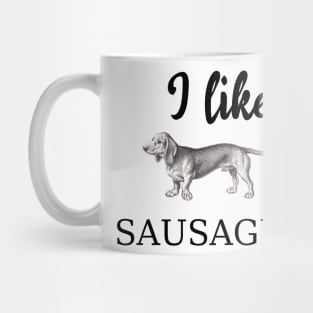 Dachshund funny saying with illustration Mug